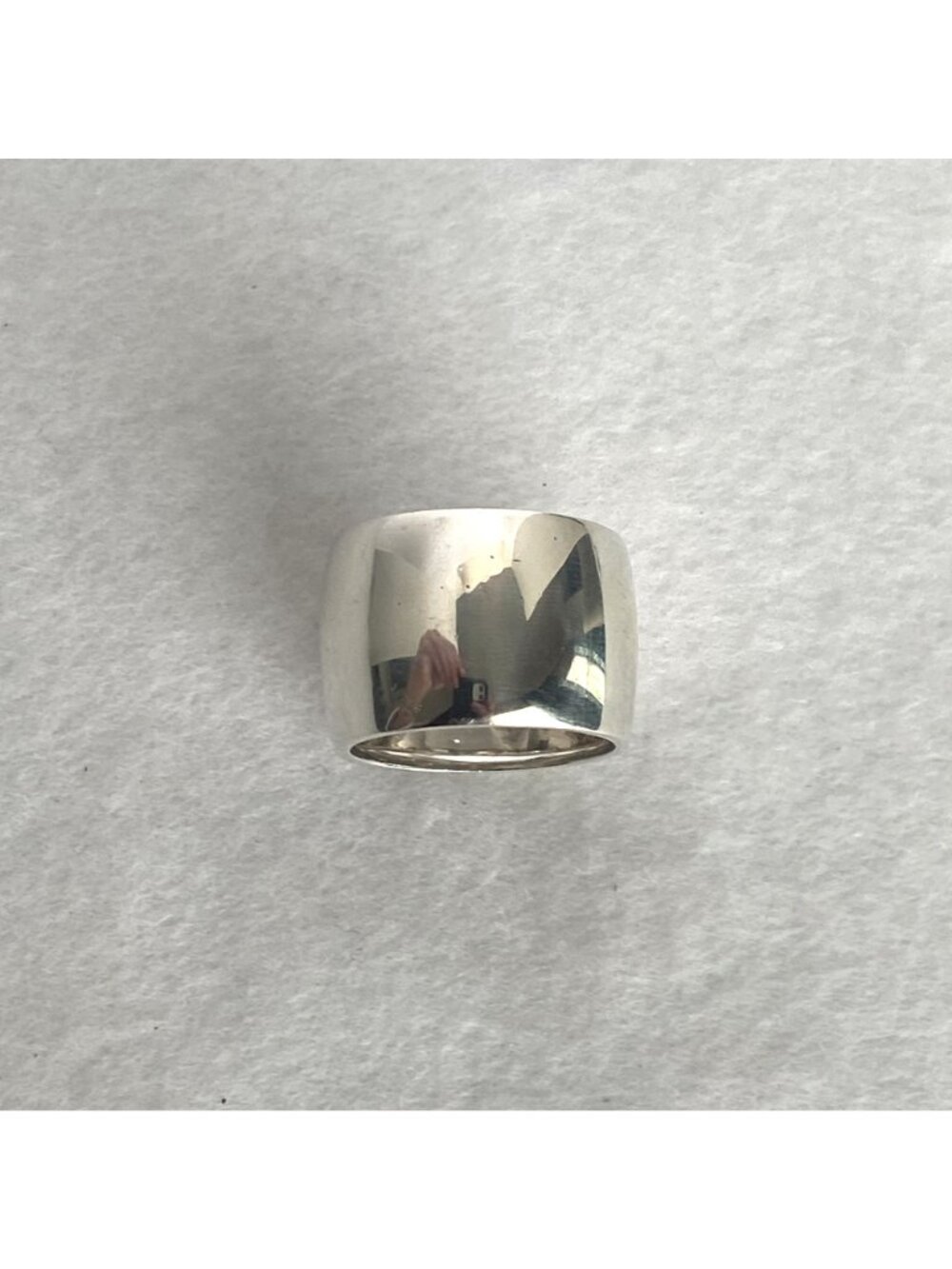 Silpada Sterling Silver 925 Polished Wide Band Cuff Cigar Ring Sz 7.25 - Picture 5 of 16